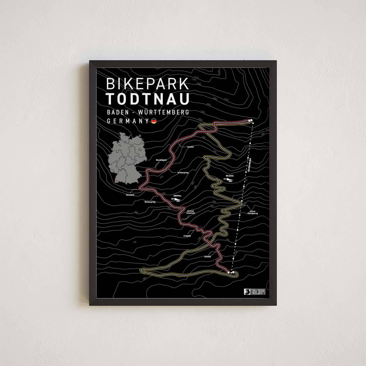 Trailmap BikePark Todtnau TrailShape