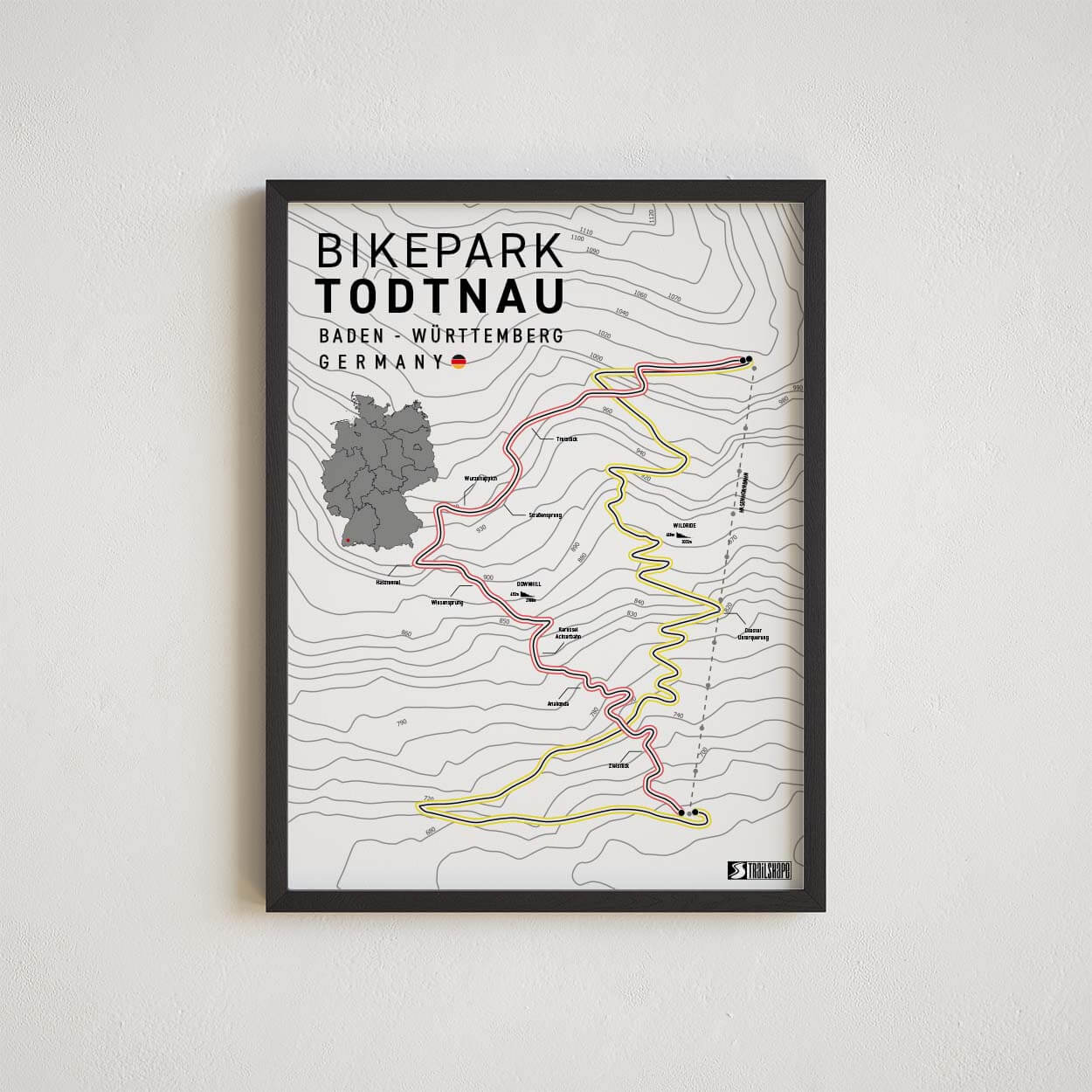 Trailmap BikePark Todtnau TrailShape