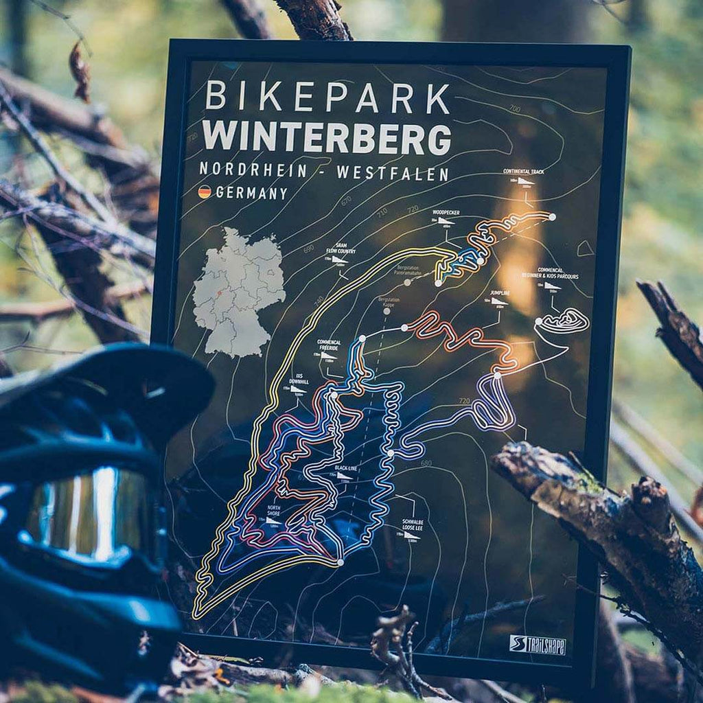 BikePark Winterberg Poster - Perfekt für Mountainbike Fans