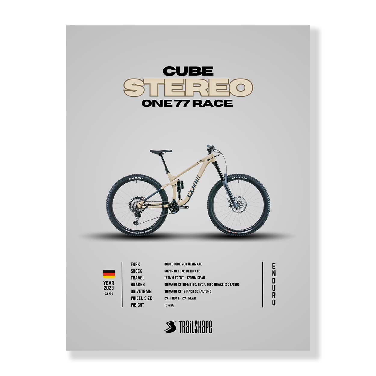 Cube Stereo One 77 Race (2023)