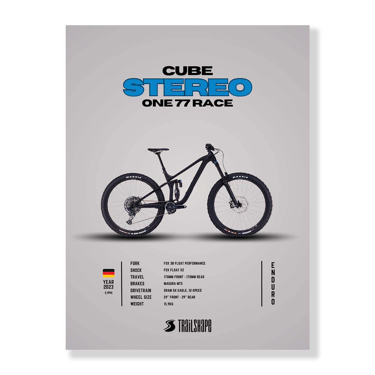 Cube Stereo One 77 Race (2023)