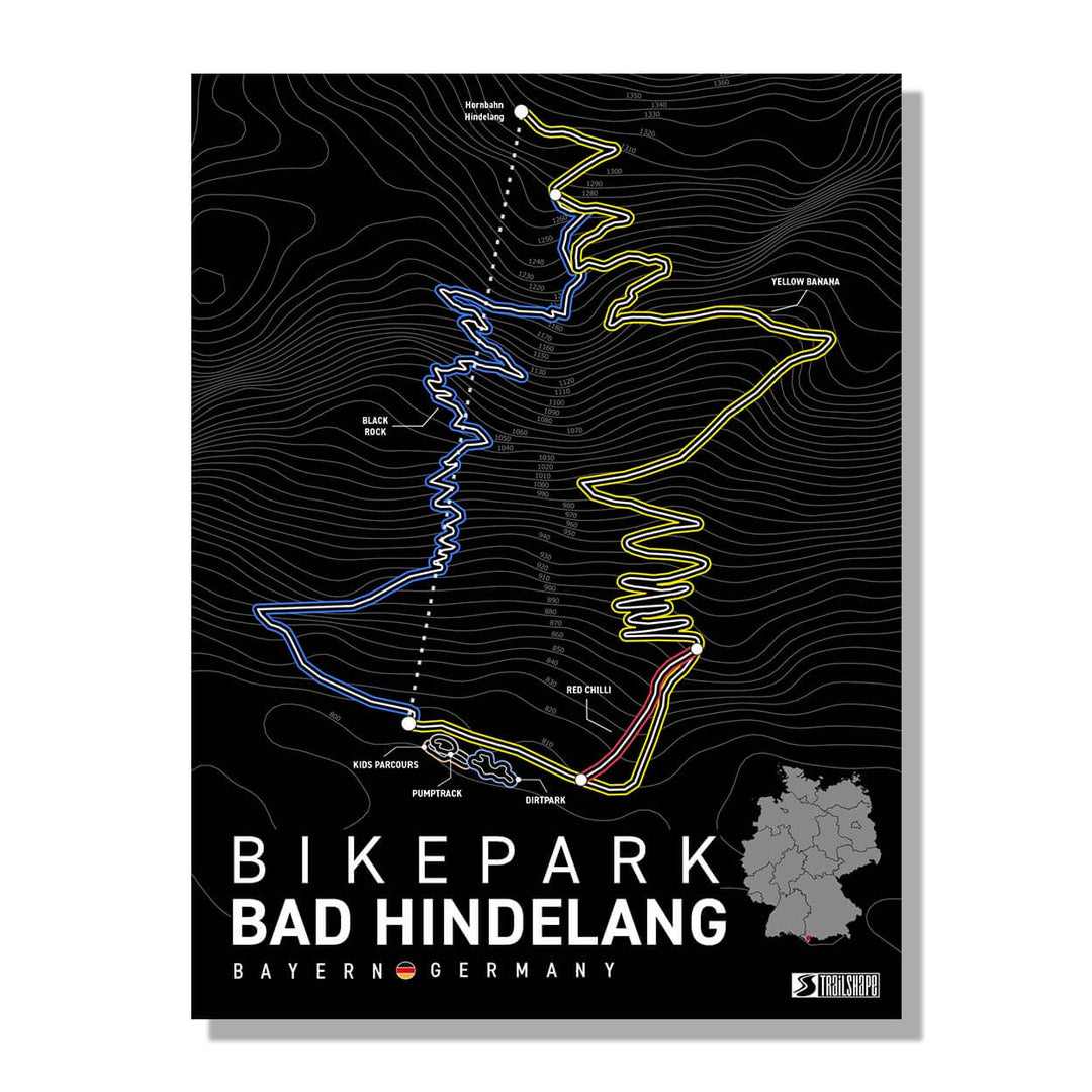 mountainbike bad hindelang BikePark Bad Hindelang Poster - Perfekt für Mountainbike Fans