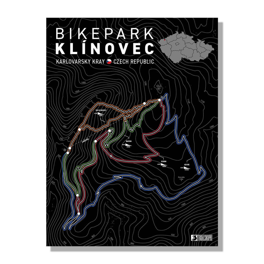 BikePark Klinovec Poster - Perfekt für Mountainbike Fans