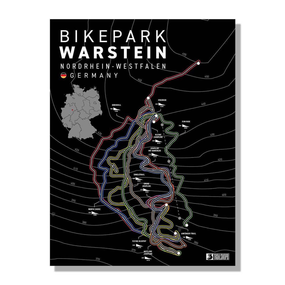 warstein mountainbike BikePark Warstein Poster - Perfekt für Mountainbike Fans