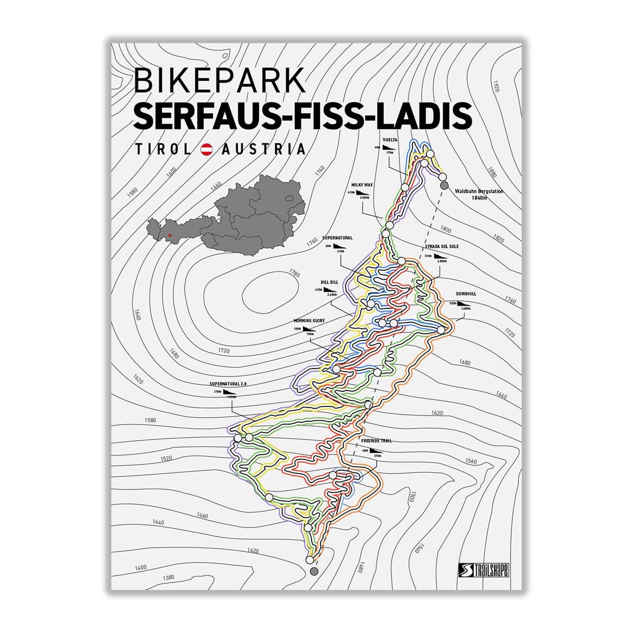 Trailmap bikepark Serfaus-fiss-ladis TrailShape